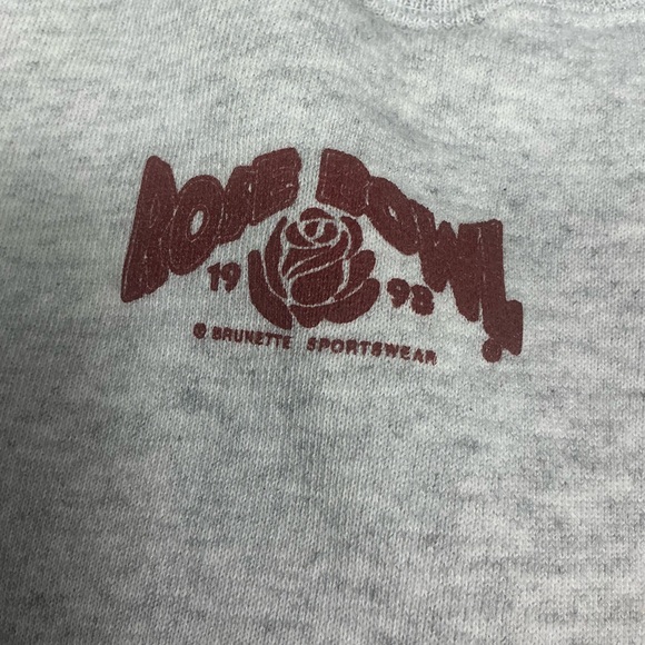 Vintage Washington State Cougars 1998 Rose Bowl crimson and gray Crewneck XL USA - Picture 3 of 6